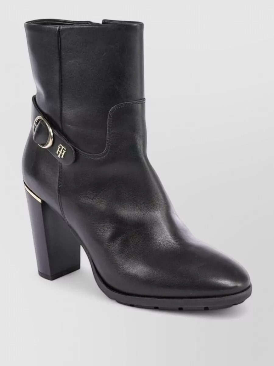 Tommy Hilfiger Leather Ankle Boots