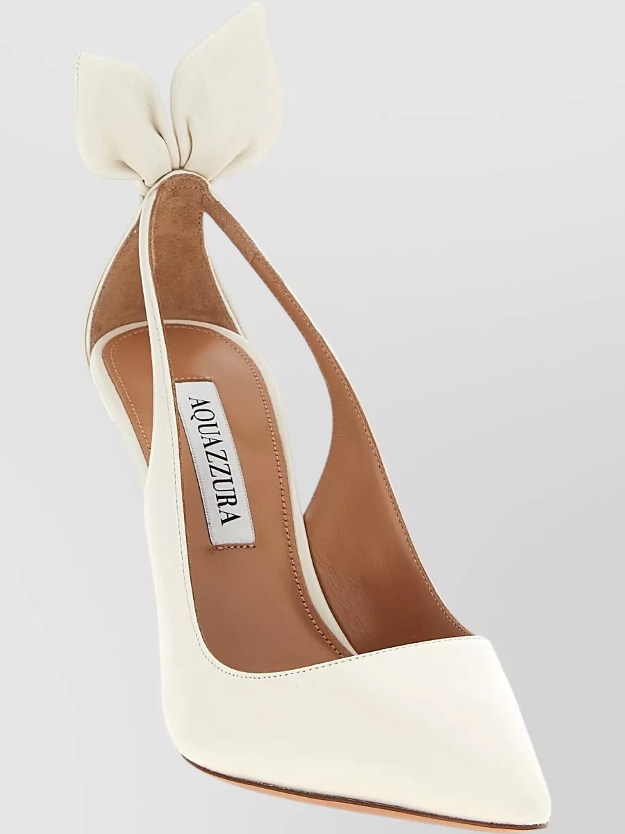 Aquazzura Leather Bow-Tie Pumps