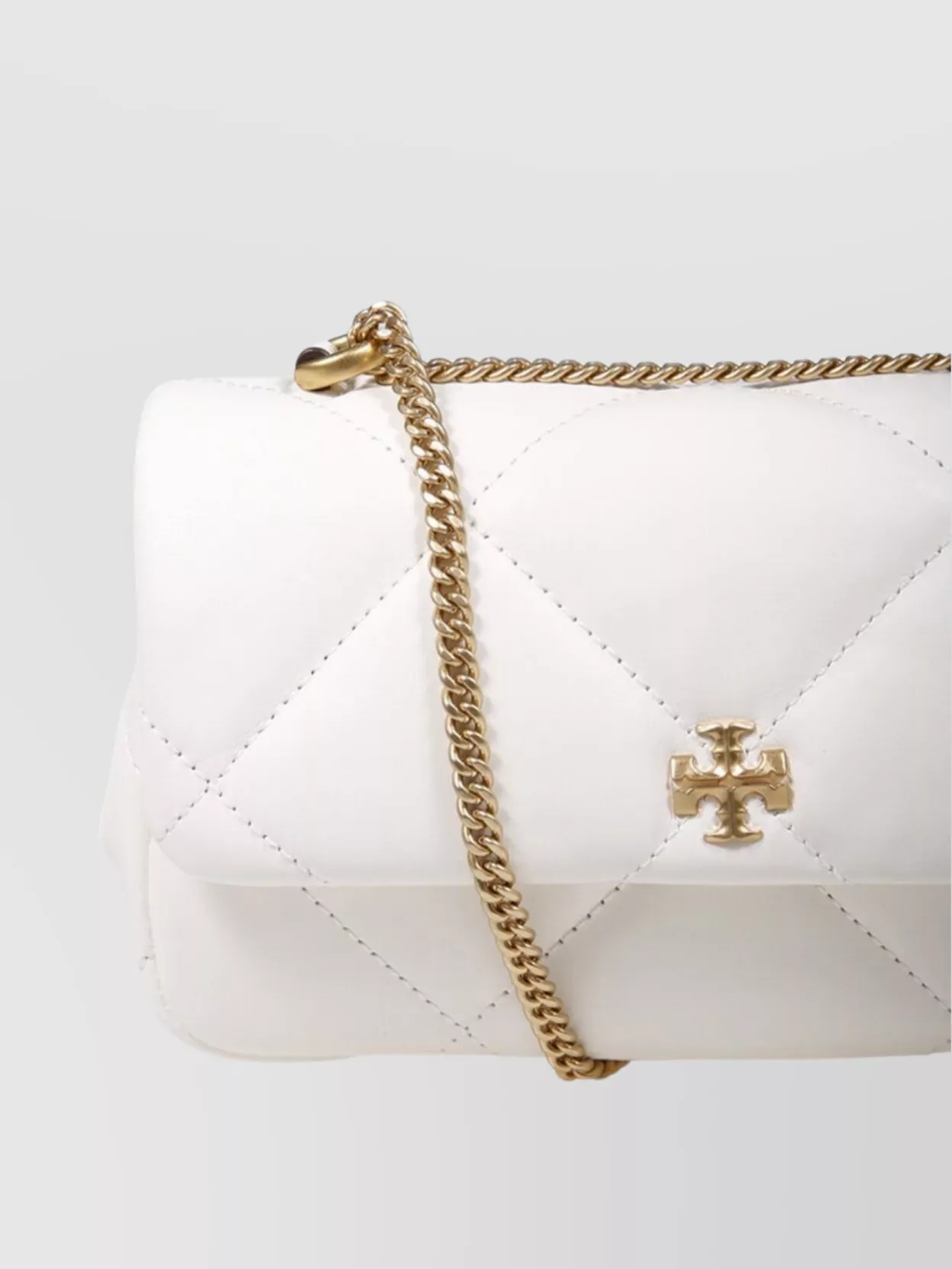 Tory Burch Quilted Mini Flap Bag With Chain Strap