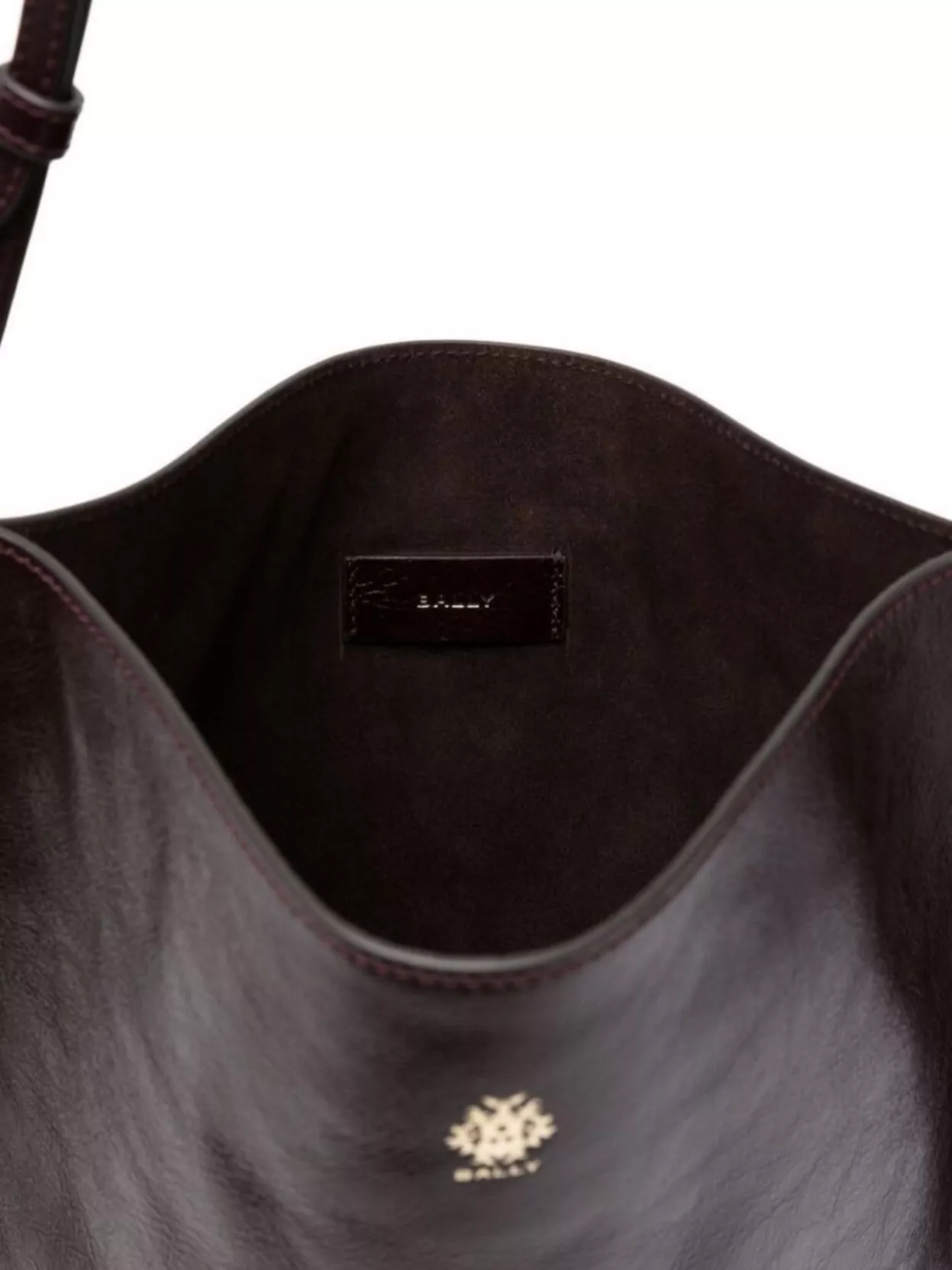 Bally Tote Bag Leather Adjustable Shoulder Strap