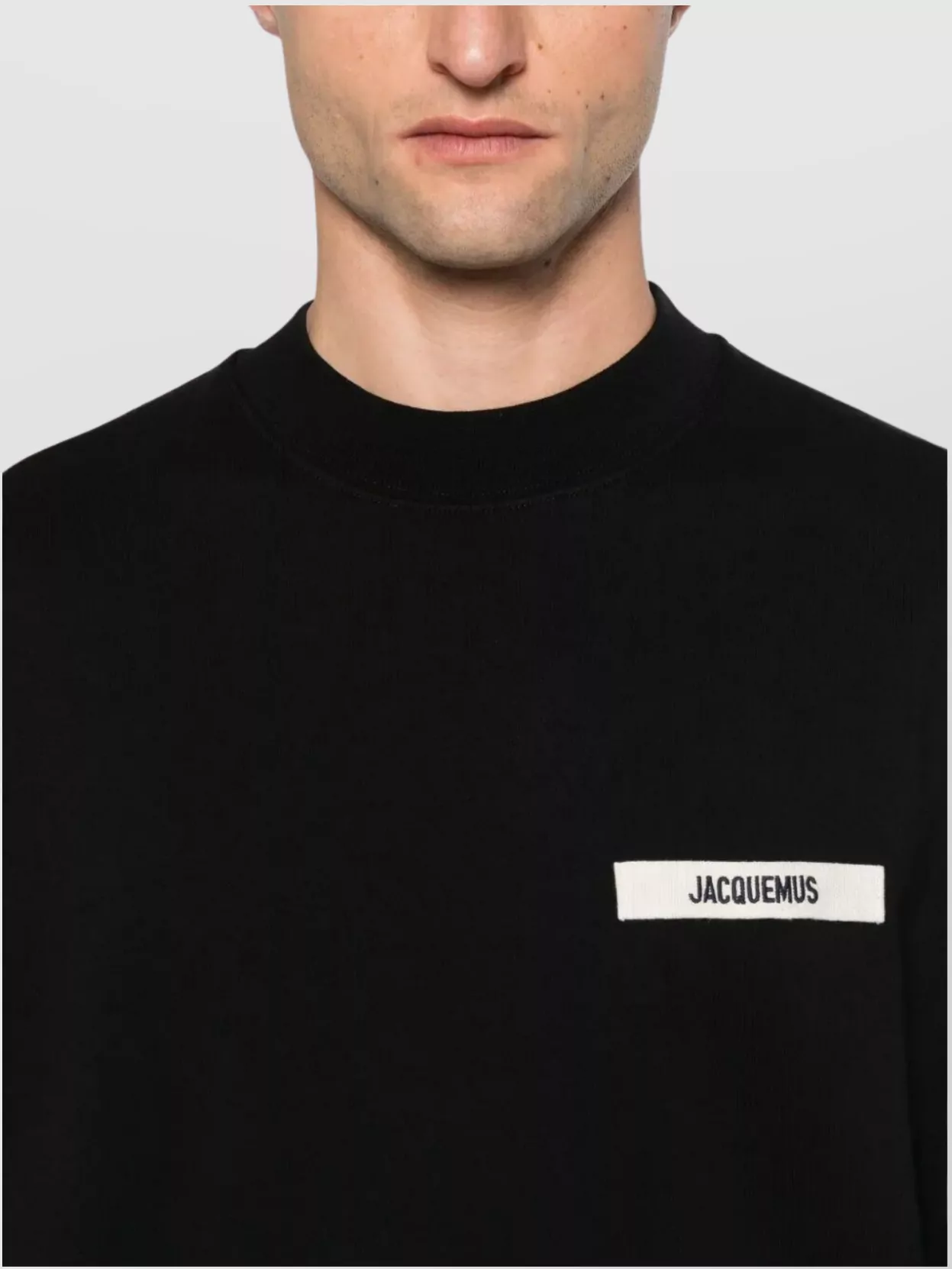 Jacquemus Ribbed Crewneck Sweater Long Sleeves