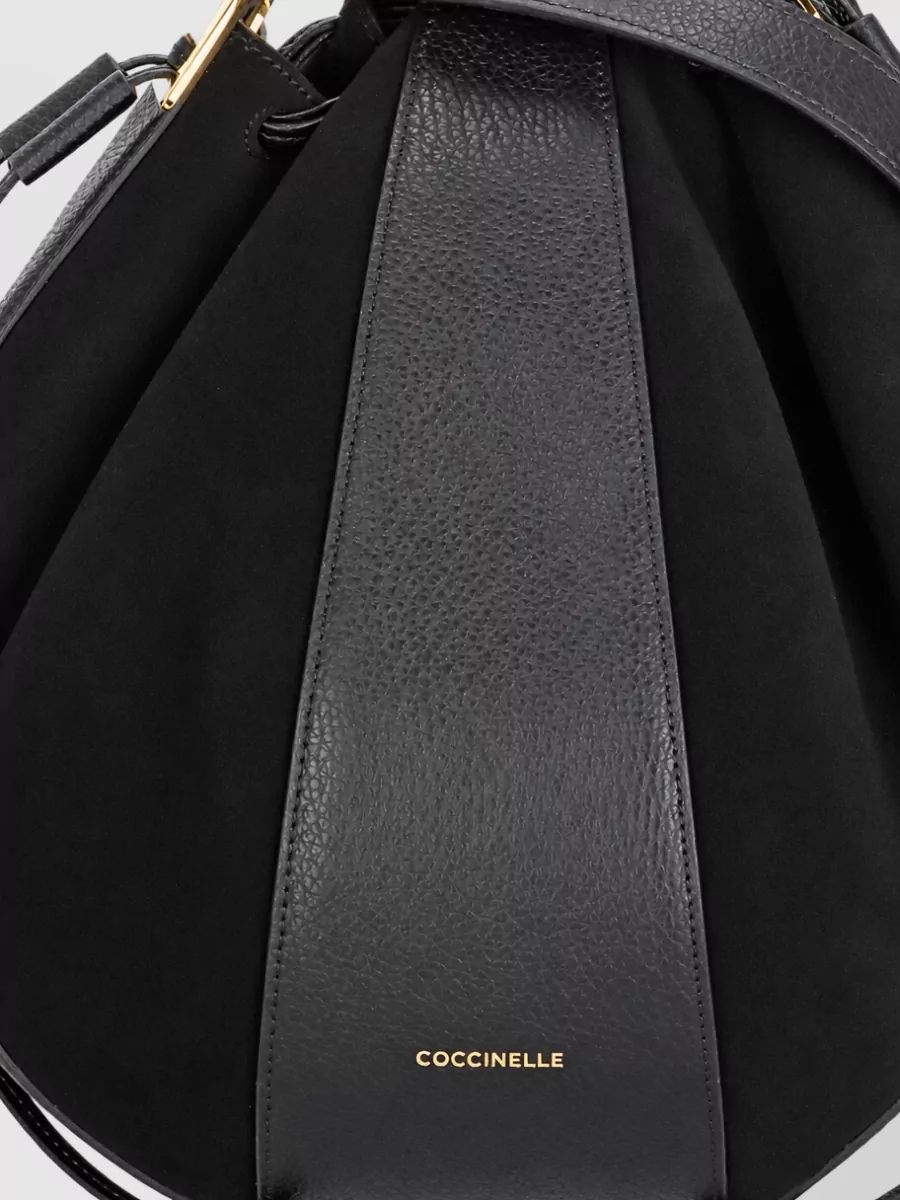 Coccinelle Leather Shoulder Bucket Bag
