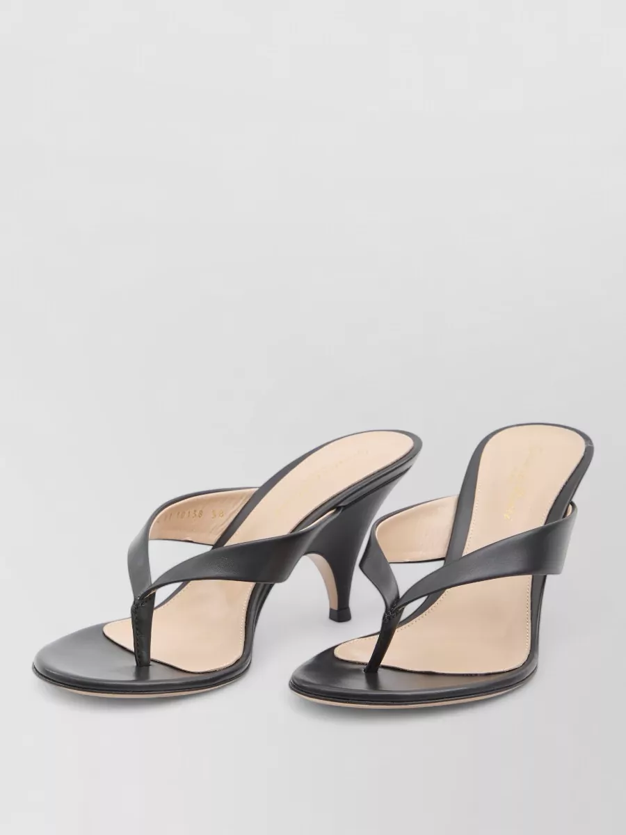 Gianvito Rossi Sofia Thong Sandals Kitten Heel