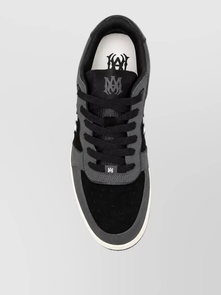 Amiri Leather Panelled Low-Top Sneakers