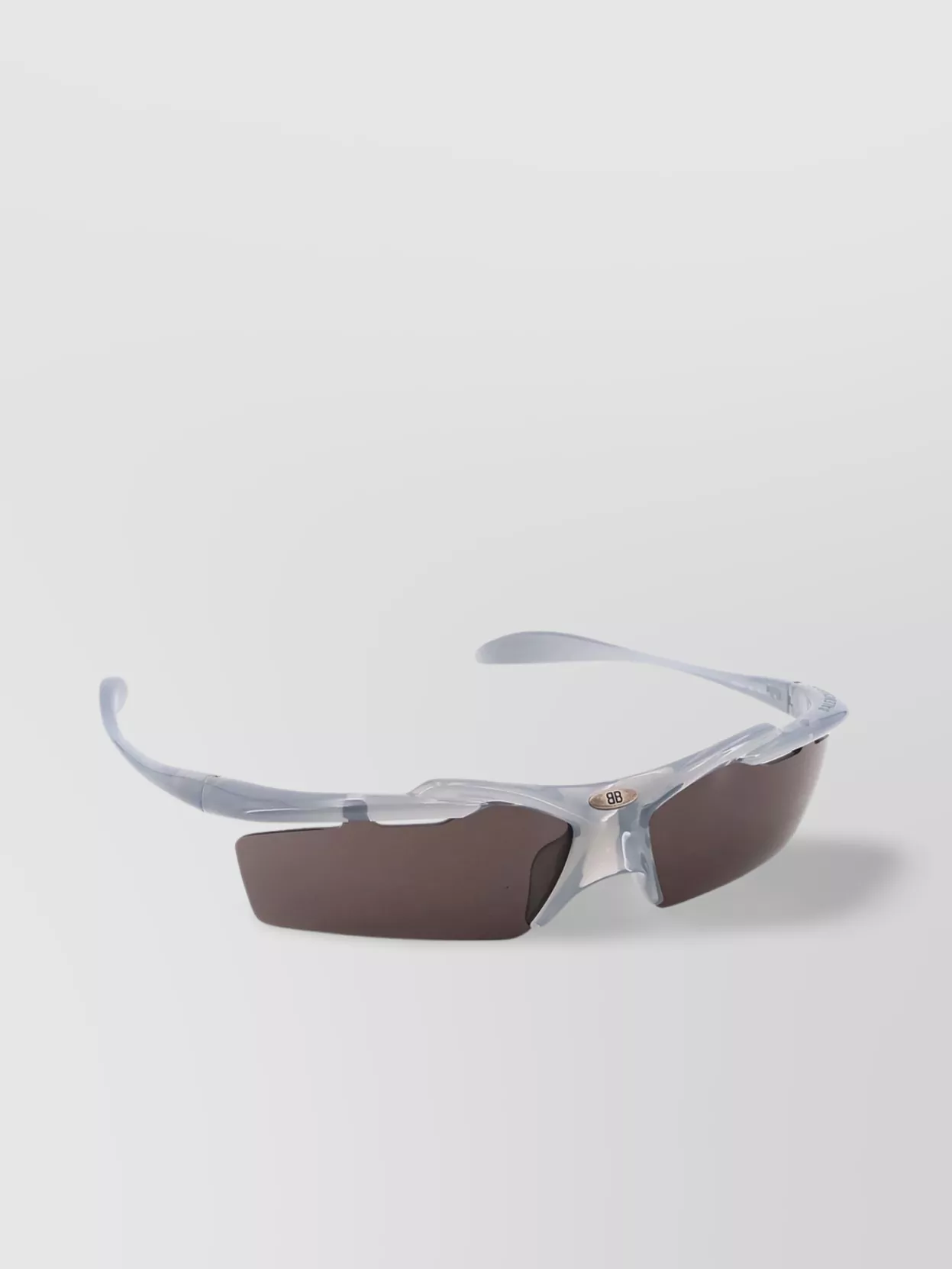 Balenciaga Rectangle Acetate Sunglasses With Curved Arms
