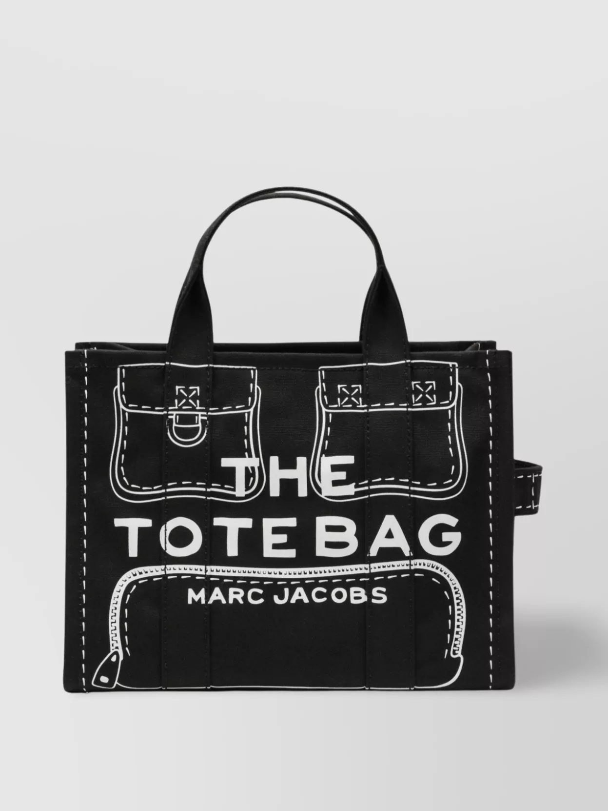 Marc Jacobs The Trompe Loeil Cargo Canvas Medium Tote Bag