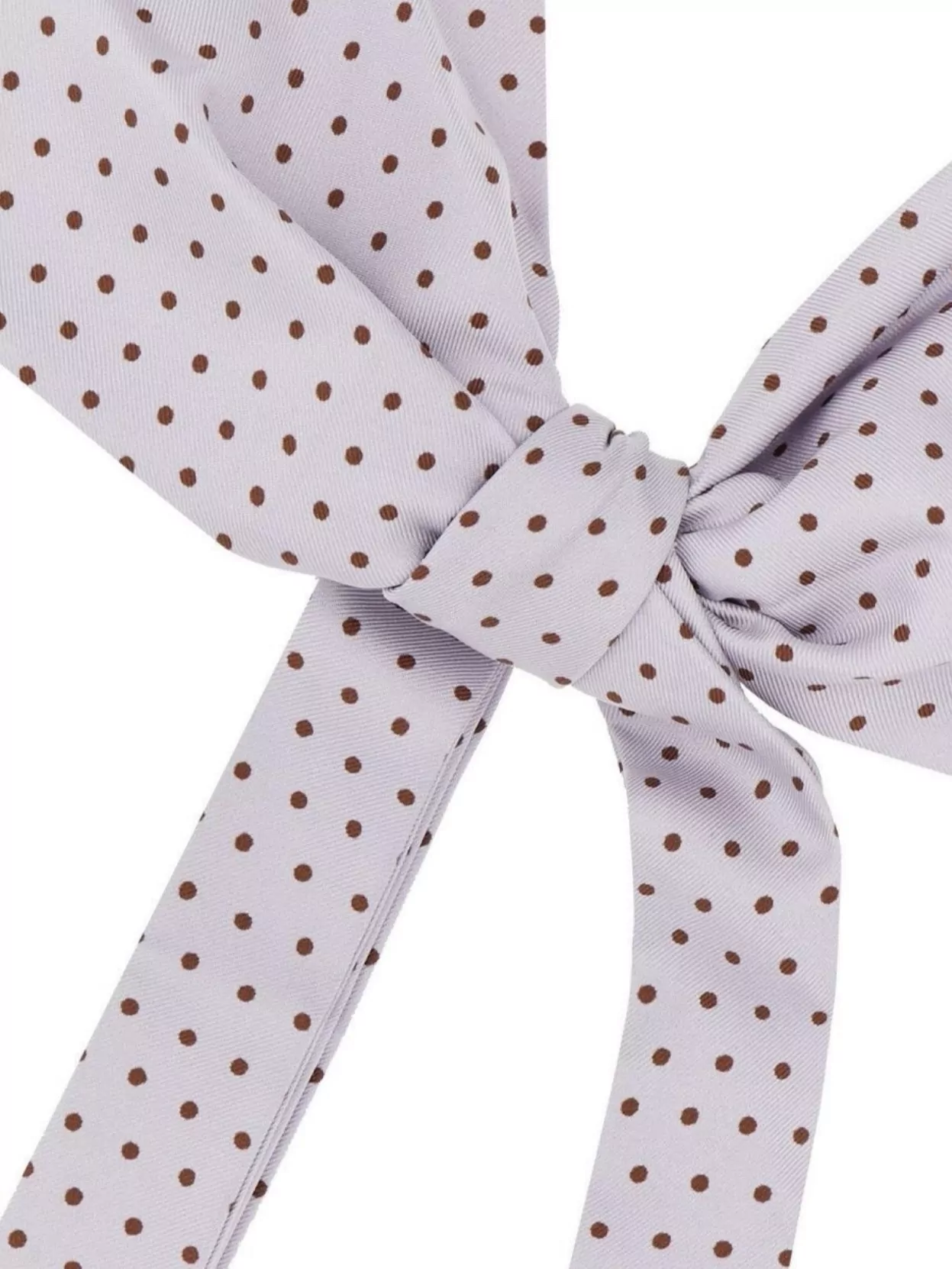 ETRO SILK CHOKER WITH PRINTED POLKA DOTS