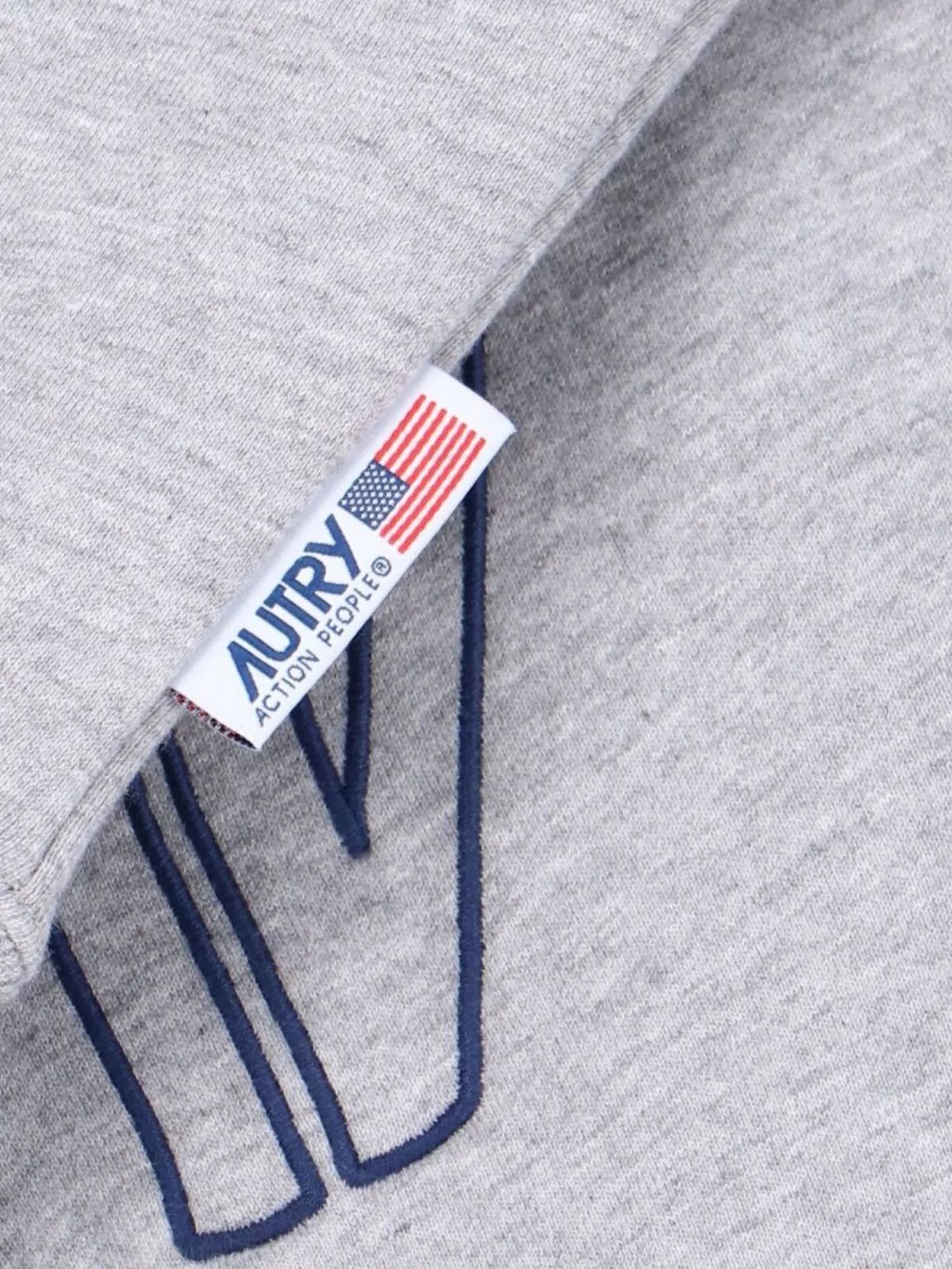 Autry Embroidered Logo Crewneck Sweatshirt In White