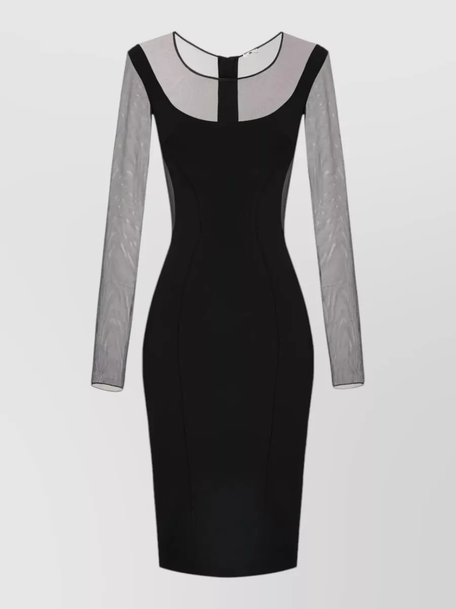 Elisabetta Franchi silk midi dress