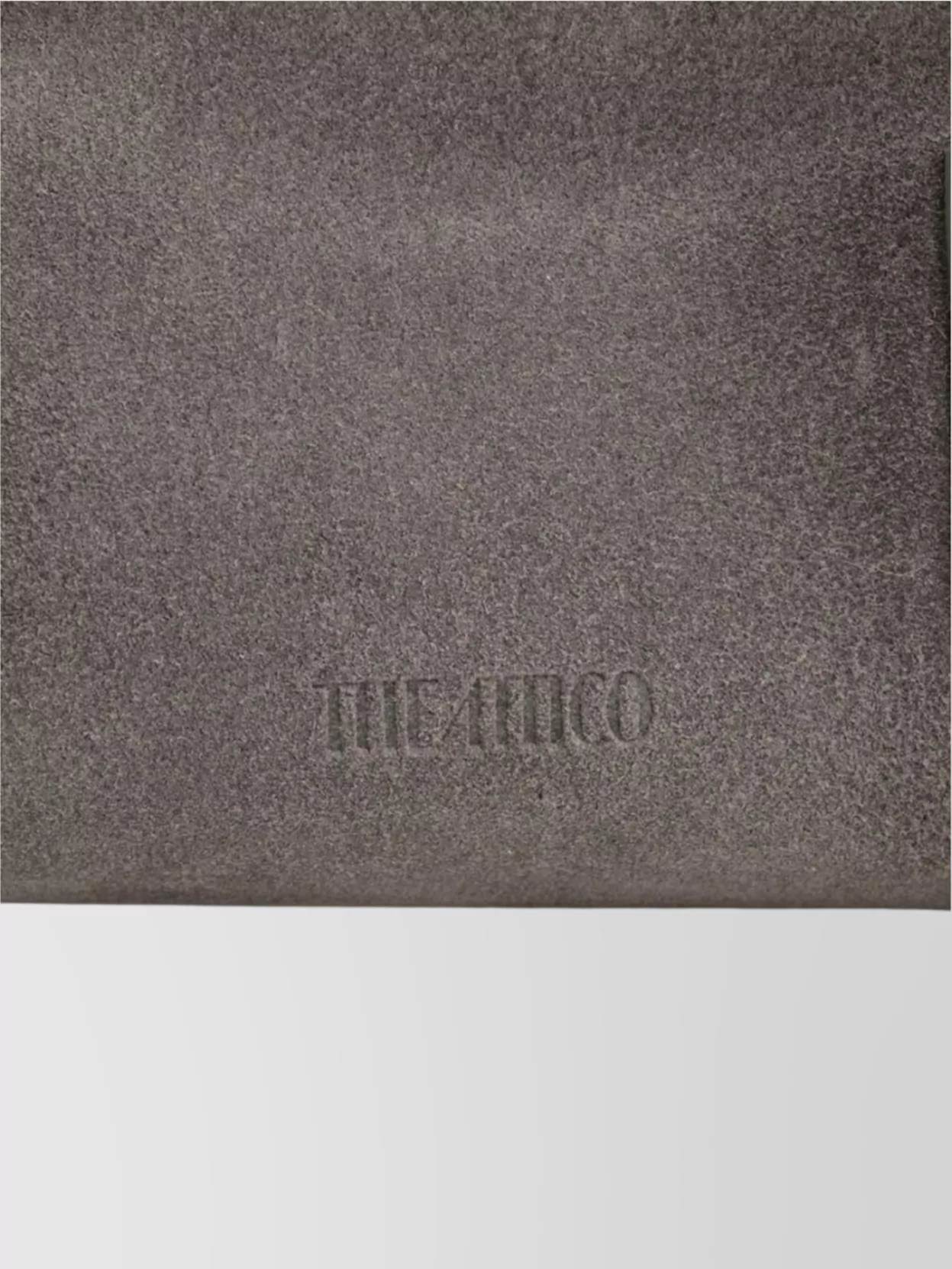The Attico Small Leather Shoulder Bag With Suede Finish