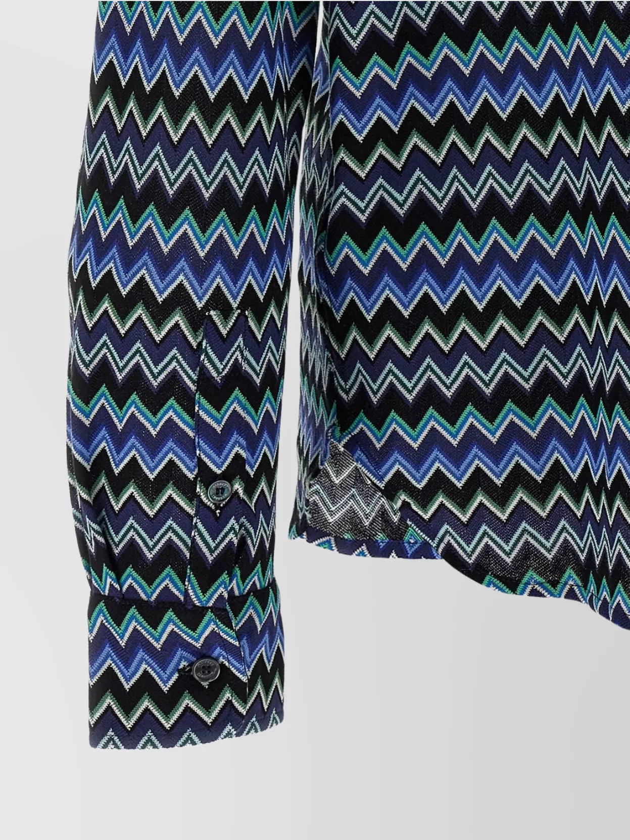 Missoni 'Patterned Button-Down Collar Shirt With Long Sleeves'