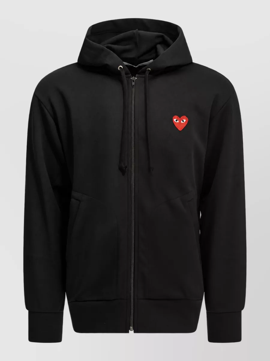 Comme des Garçons Play printed hooded jacket