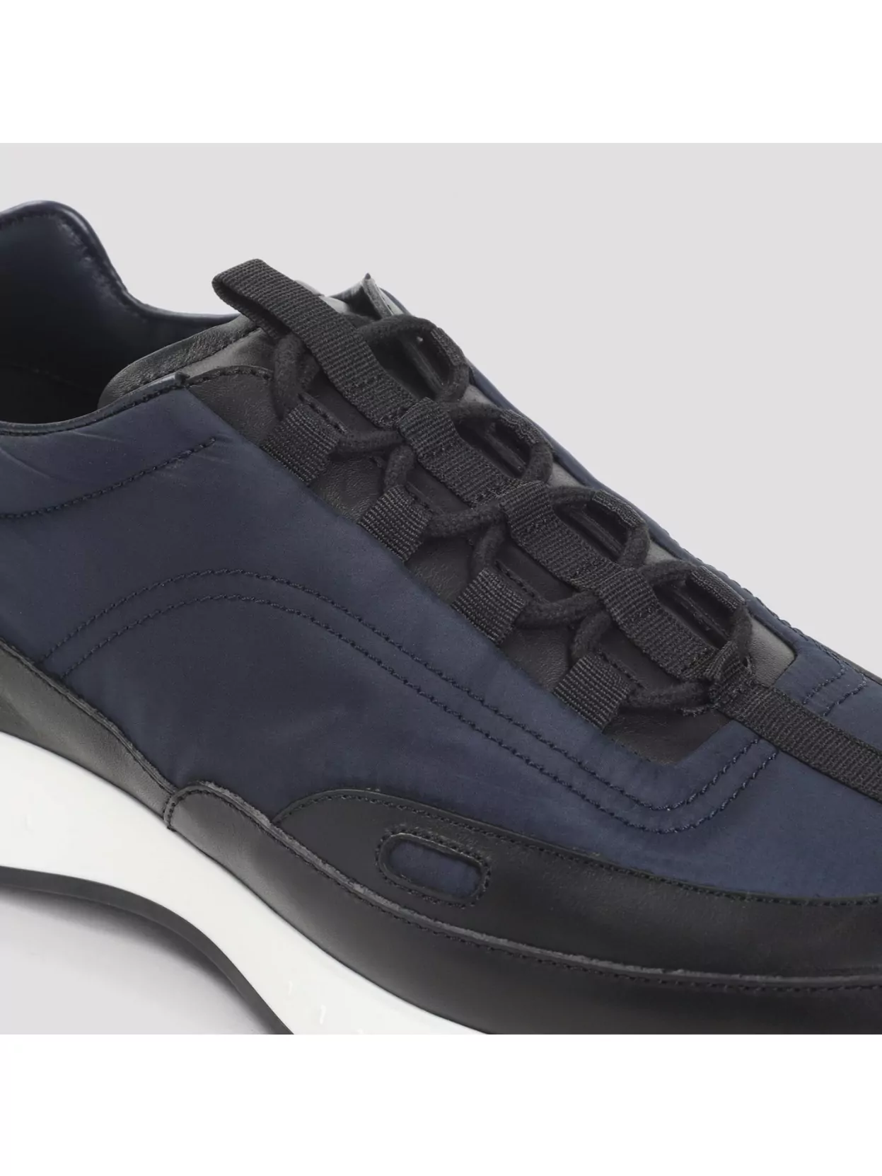 John Lobb Stylish Sneakers With Contrast Sole And Pull Tab In Blue