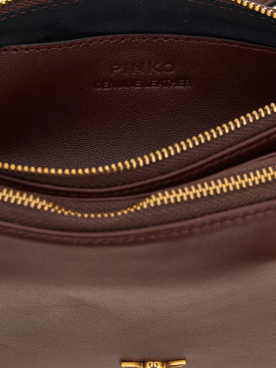 Pinko Love Bag Mini Leather Shoulder Bag