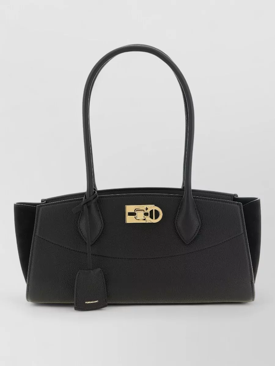 Ferragamo the studio soft leather tote bag