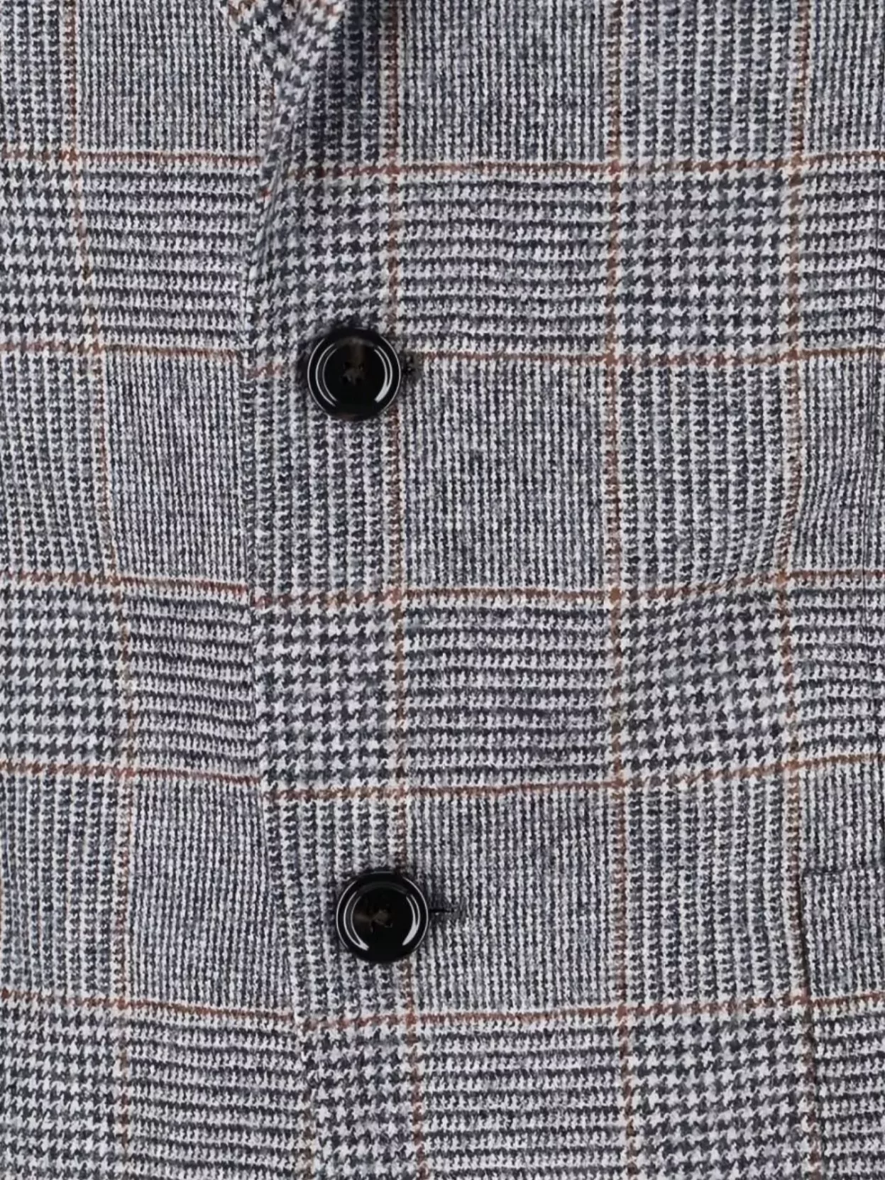 Lardini Notch Lapel Single-Breasted Check Jacket