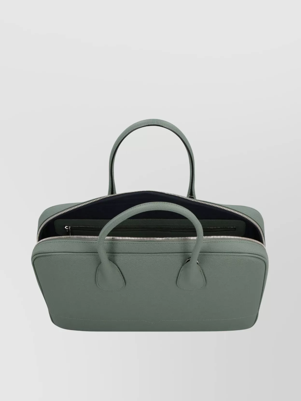 Valextra My Logo Leather Briefcase