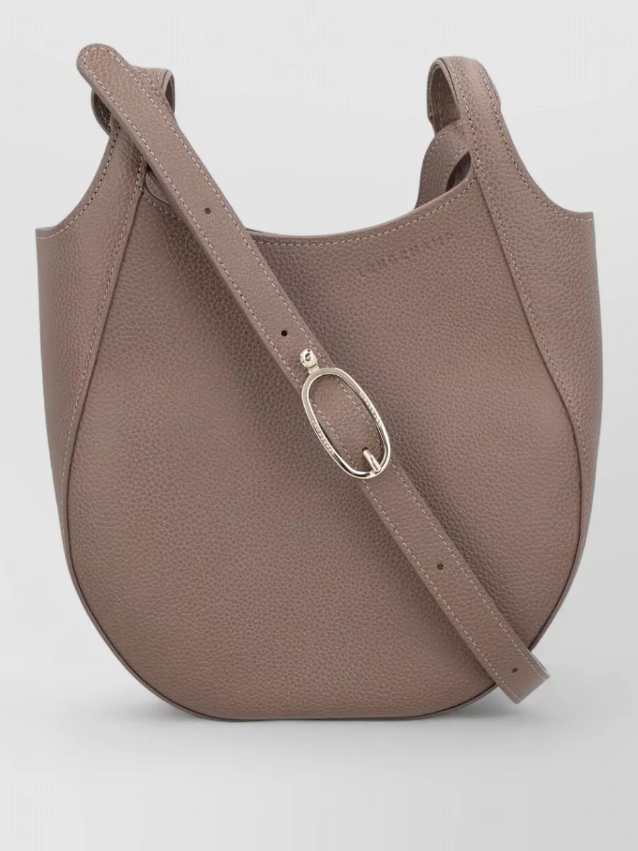 Longchamp leather le foulonné small crossbody bag