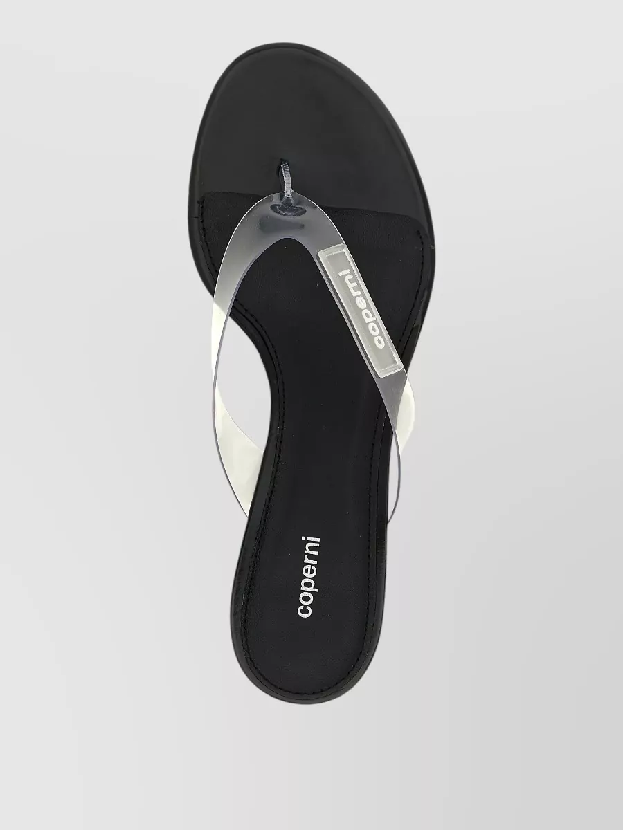 Coperni Pvc Wedge Thong Sandals