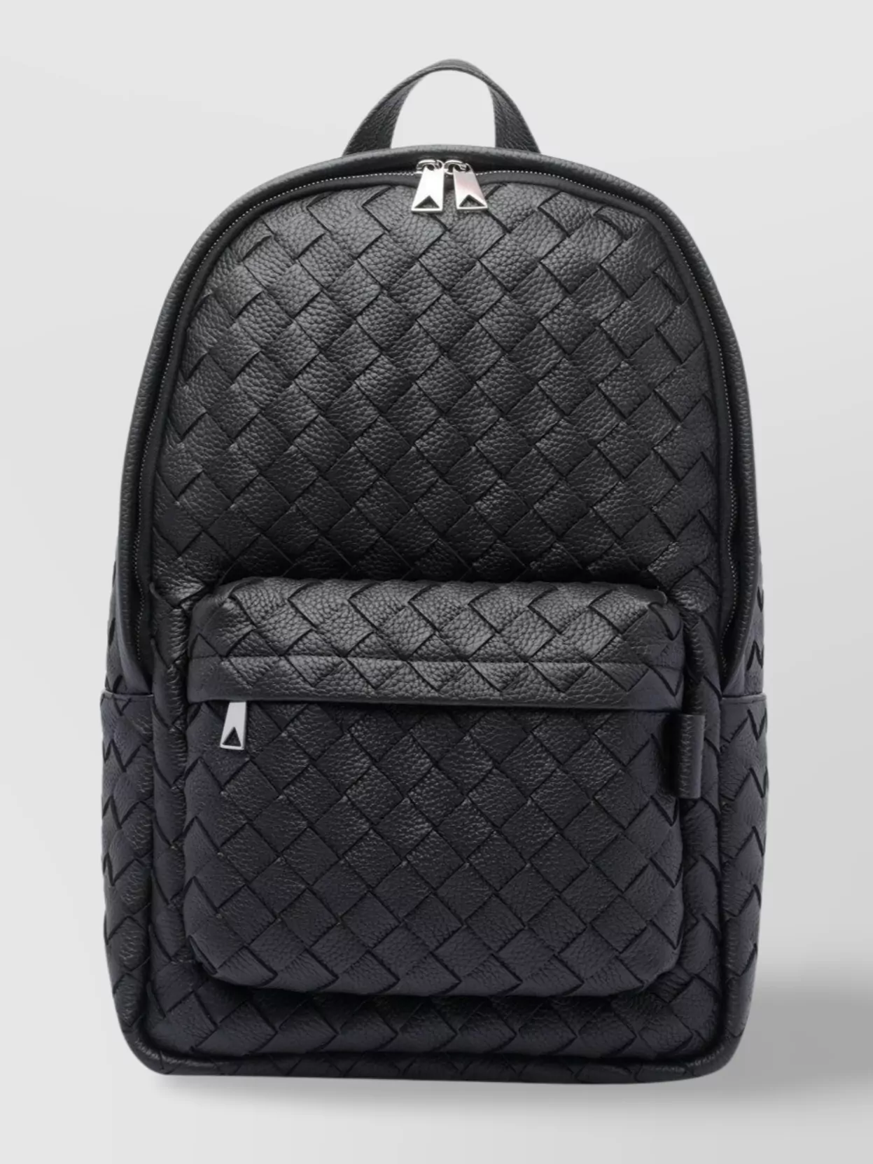Bottega Veneta Woven Texture Front Pocket Backpack