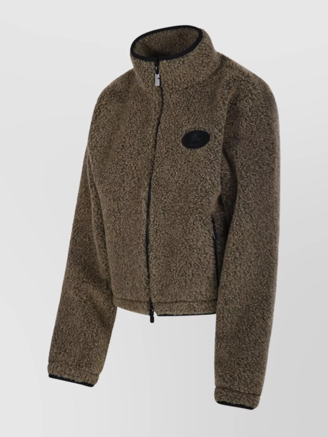 Burberry Fleece High Collar Long Sleeves Jacket