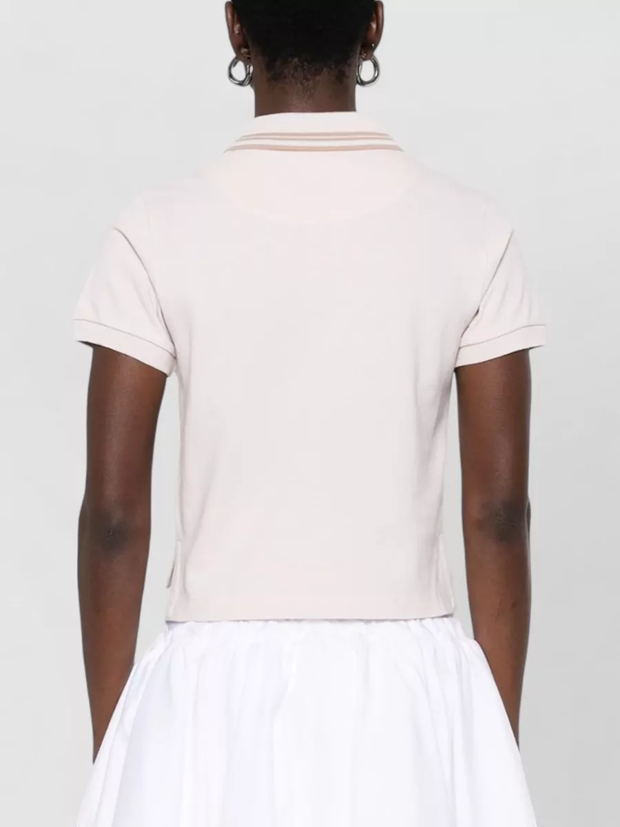 Vivienne Westwood Short Sleeve Polo Top Ribbed Collar