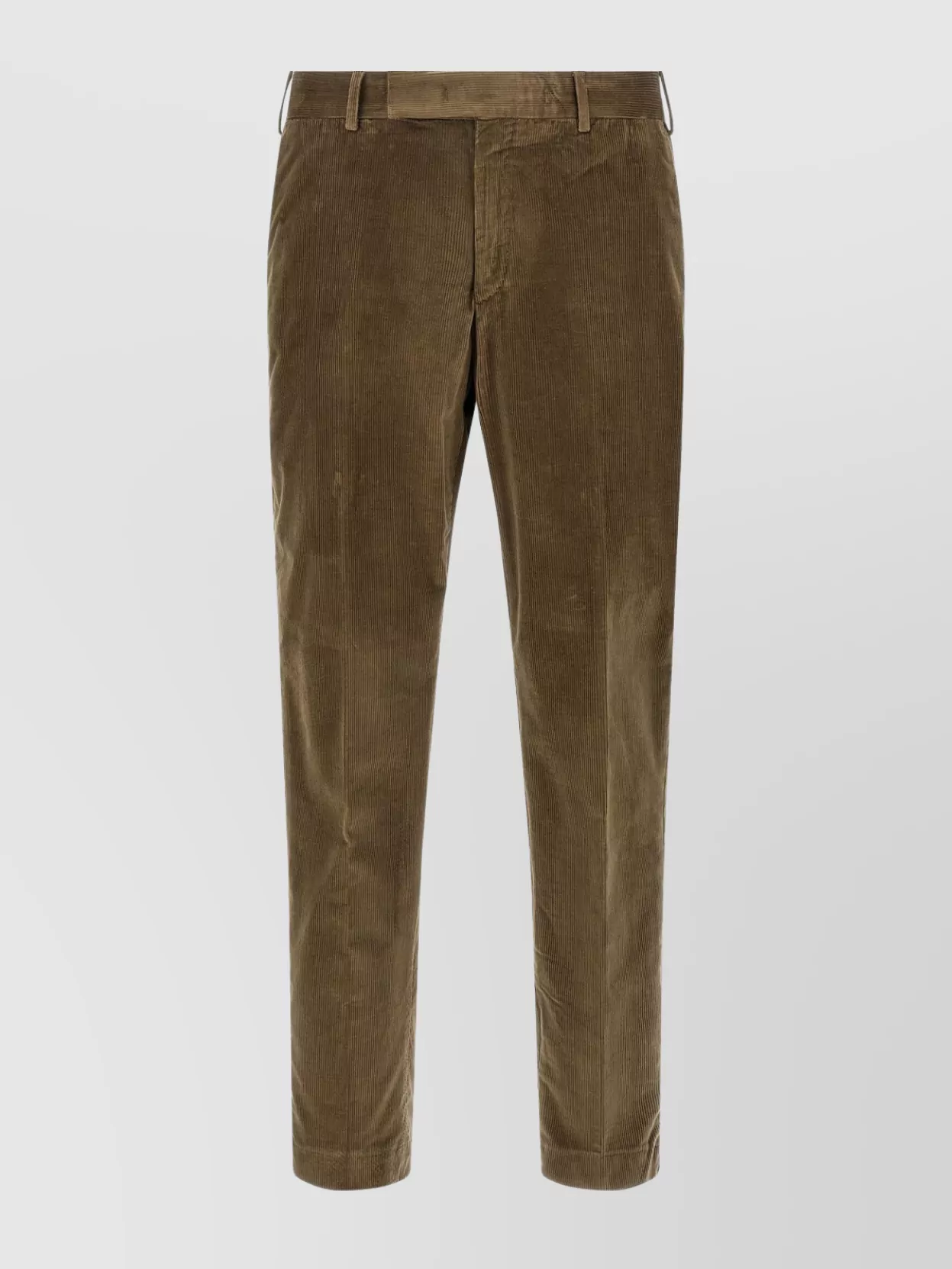 Pt Torino Cappuccino Stretch Corduroy Pant In Green