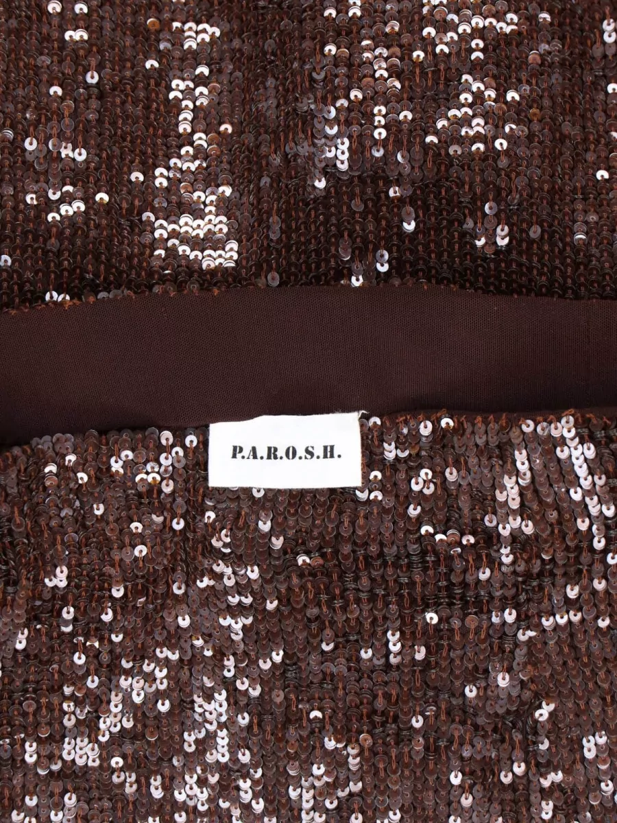 Parosh Knee-Length Fitted Skirt