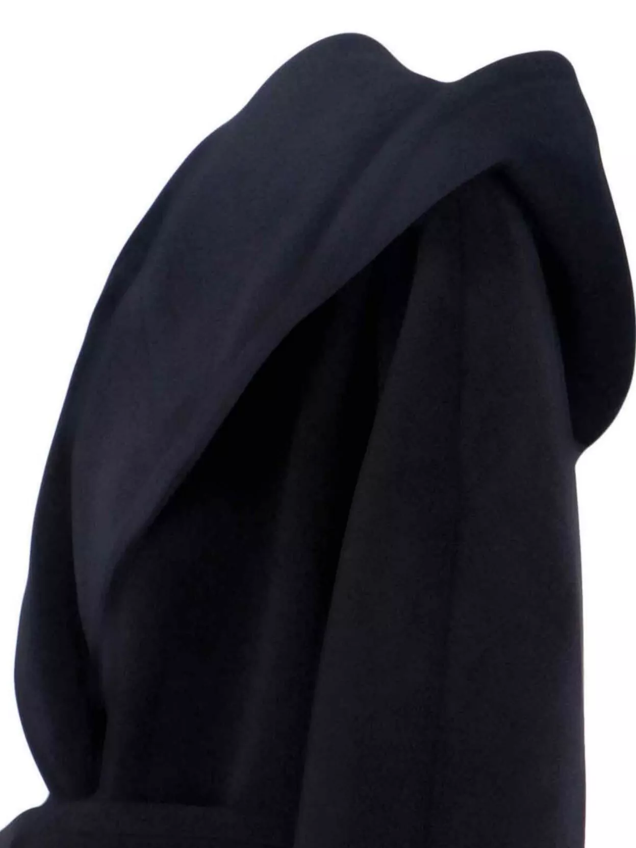 Tagliatore Long Hooded Jacket With Belt And Pockets