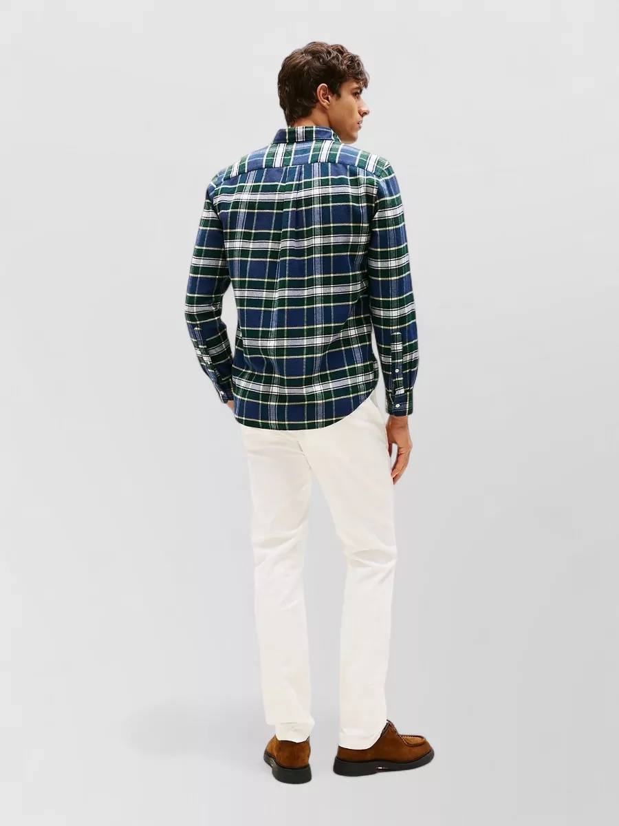 Tommy Hilfiger Button-Down Collar Long Sleeve Shirt With Pocket