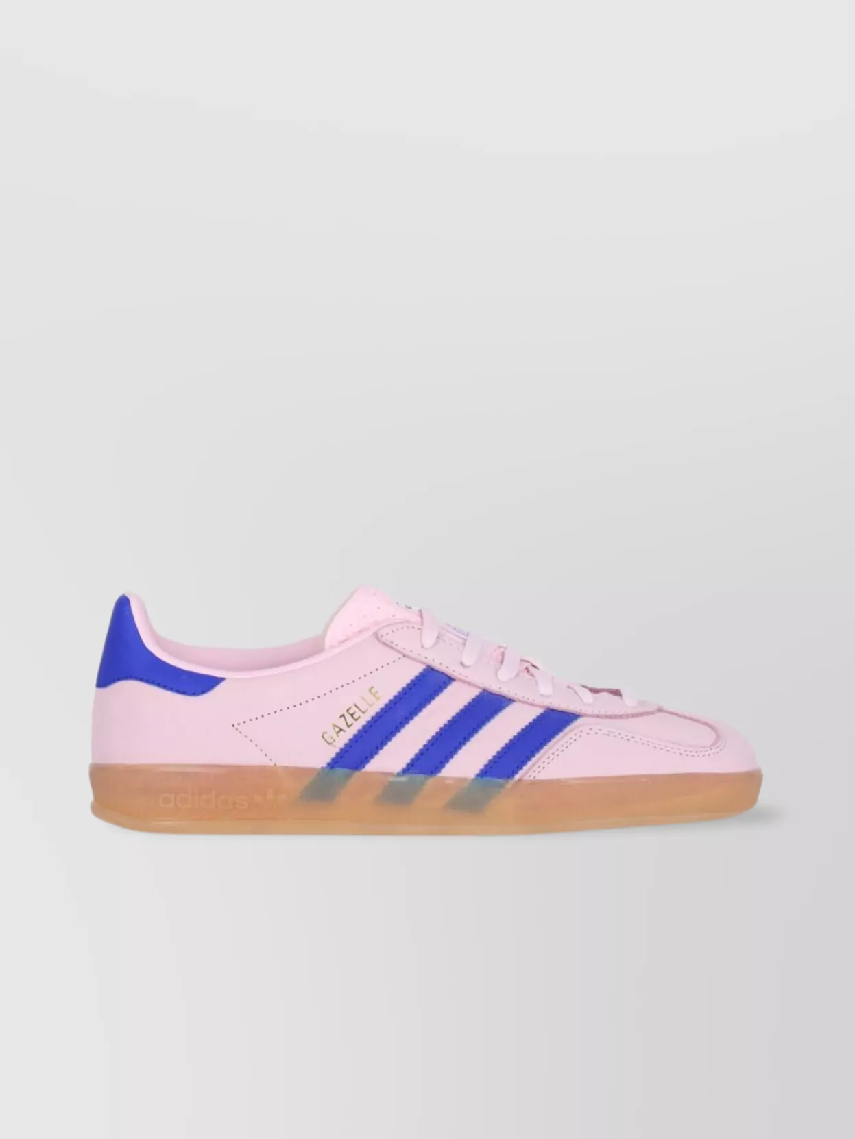 Adidas Originals Gazelle Indoor Sneakers In Pink And Blue