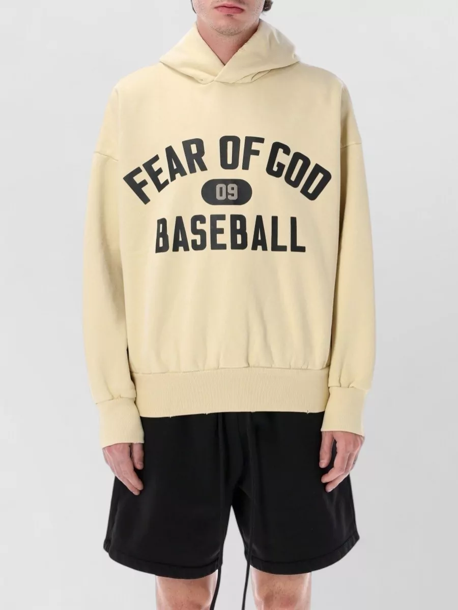 Fear Of God cotton logo-print hoodie