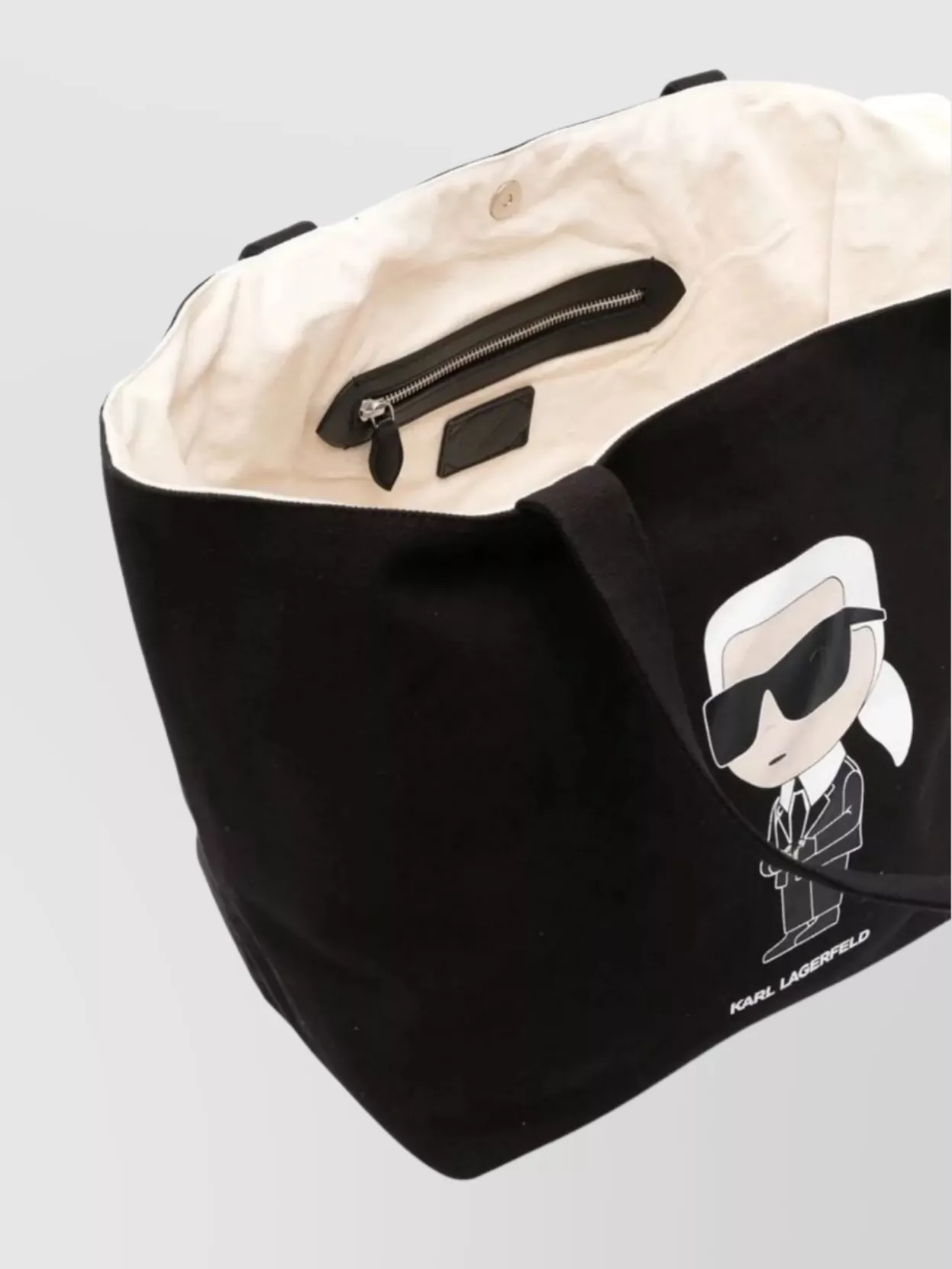 Karl Lagerfeld Shopper Bag Cotton Printed Design