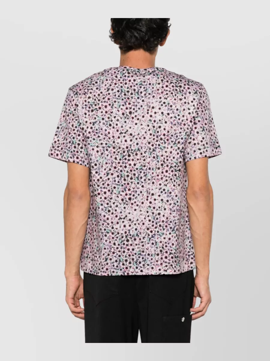 Dries Van Noten Floral-Print Short-Sleeve Shirt
