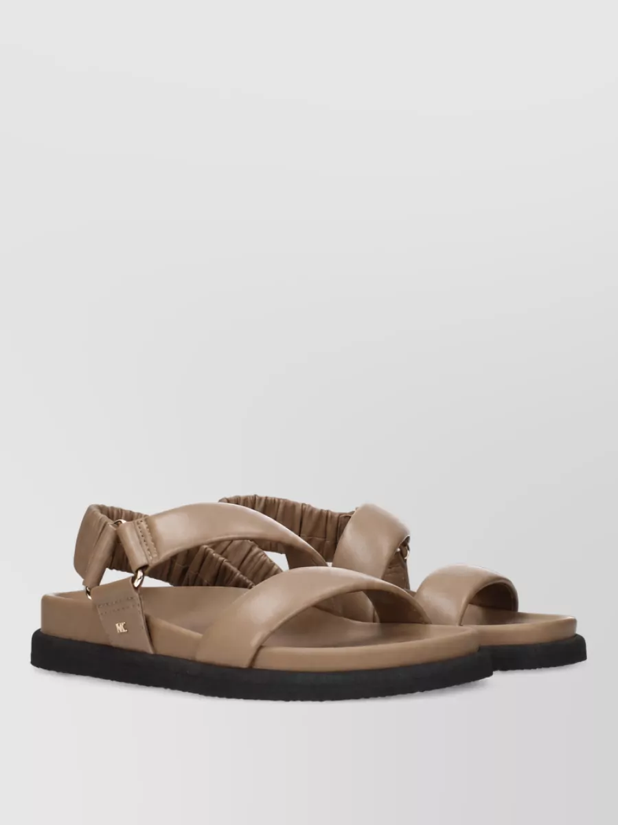Max Mara Leather Flat Sandals