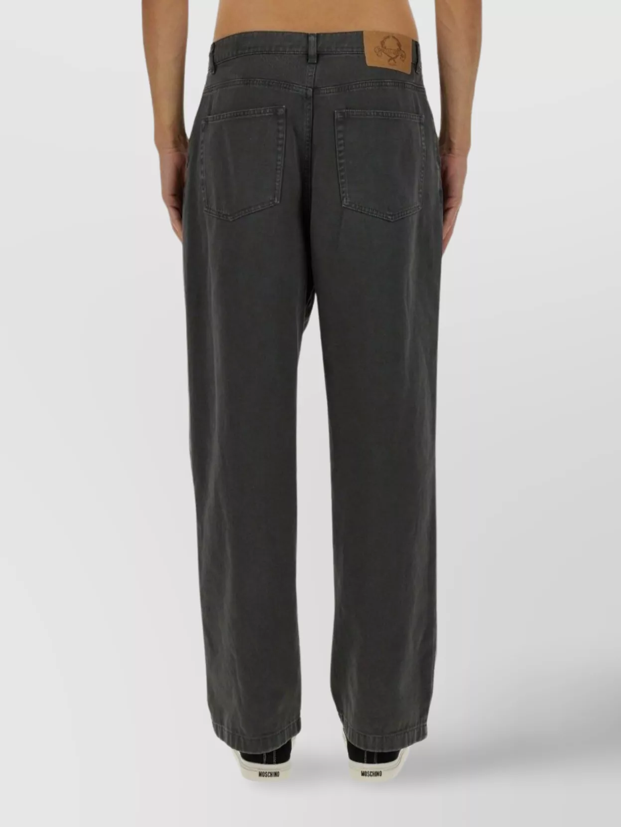Moschino High-waisted Wide-leg Jeans