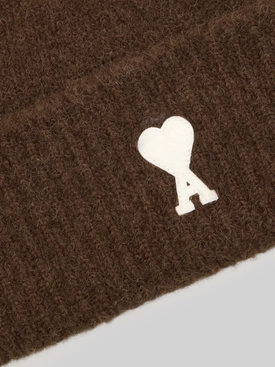 Ami Paris Alpaca Knit Beanie