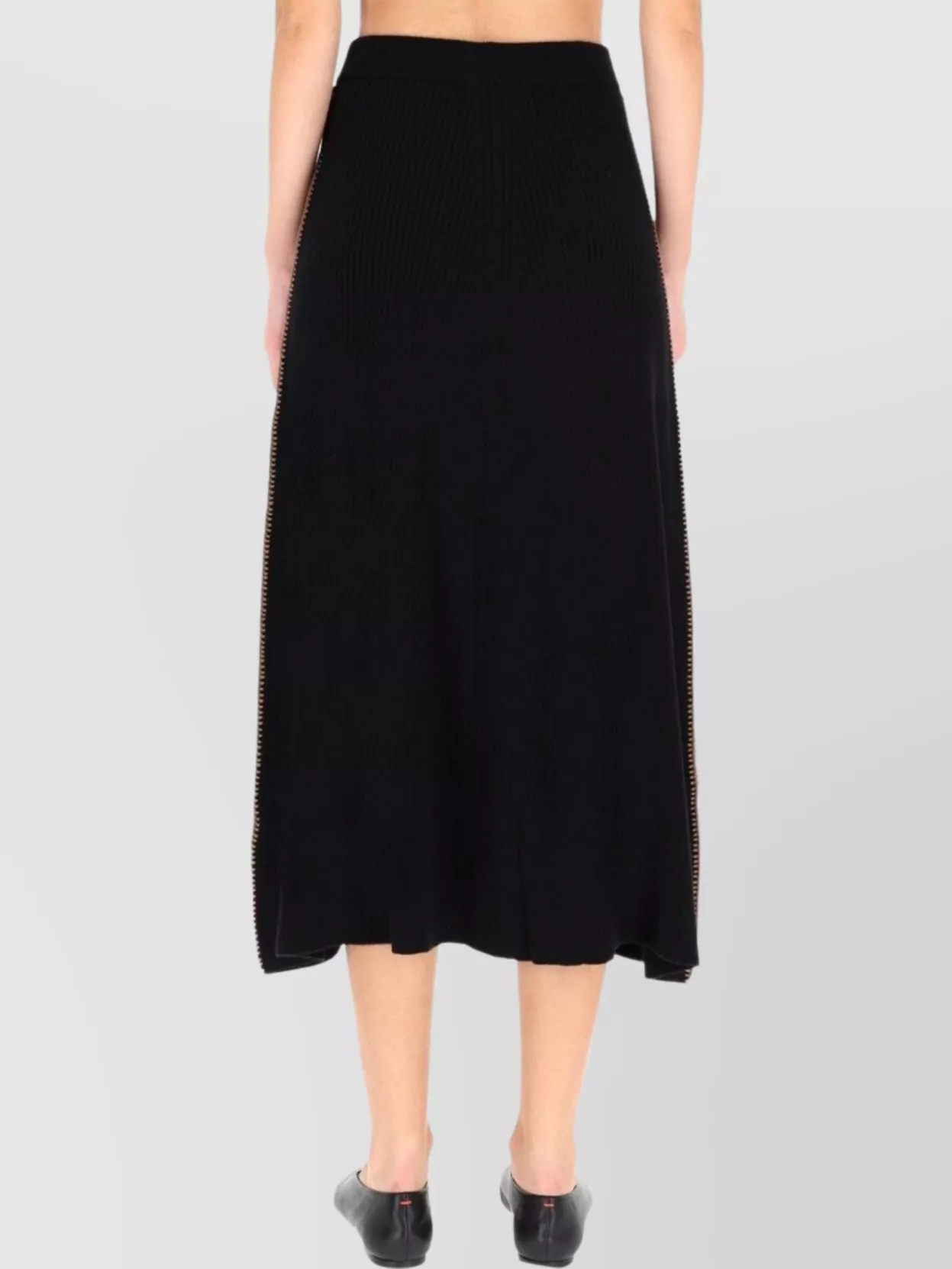Paul Smith High Waist Flared Ankle Length Skirt