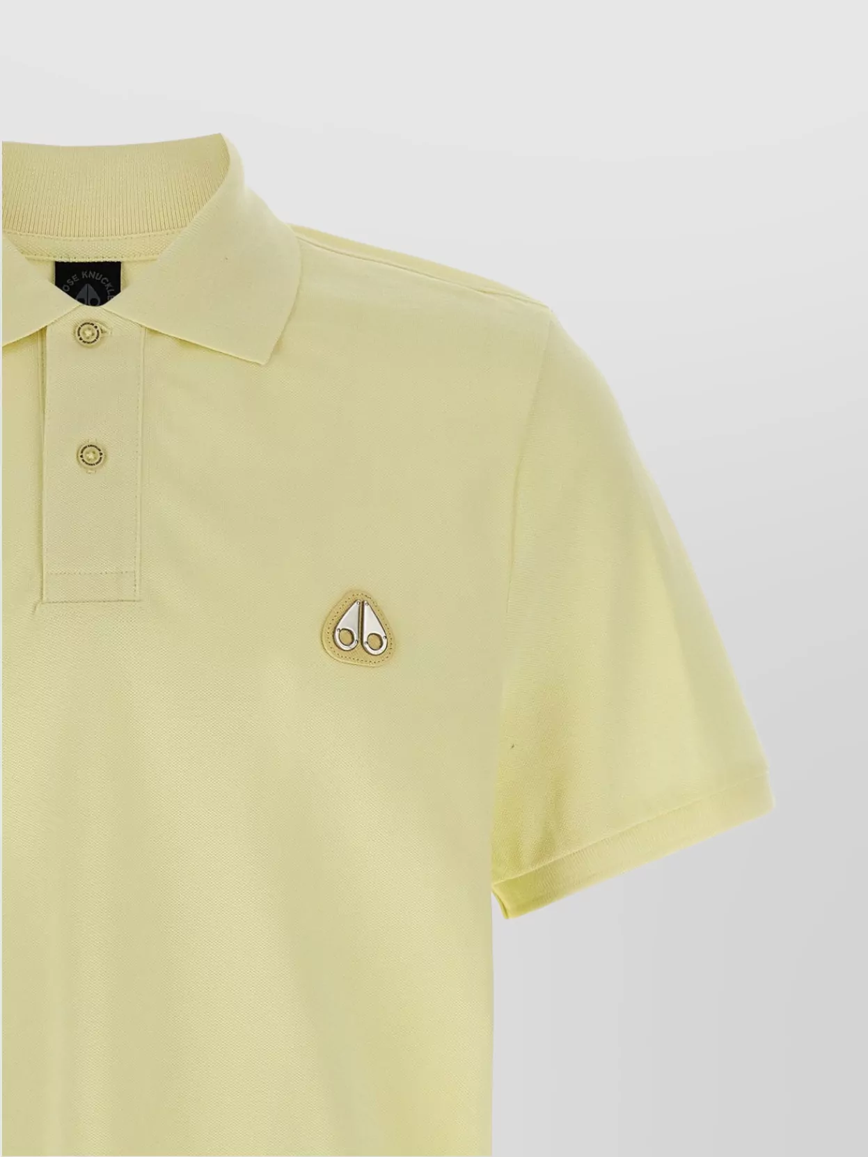 Moose Knuckles 'Everett' Ribbed Collar Polo Shirt