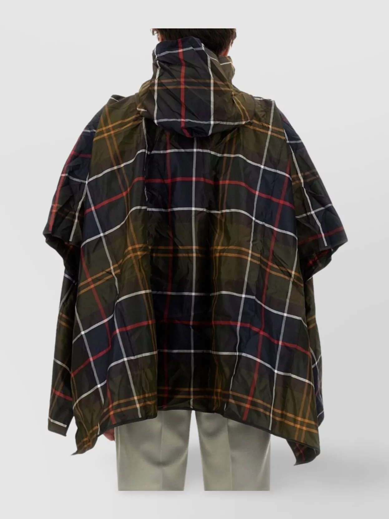 Barbour Tartan Waterproof Poncho