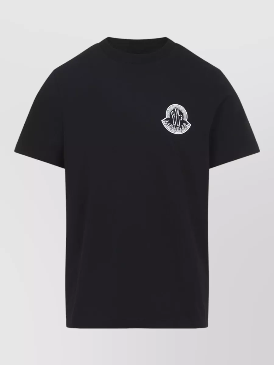 Moncler Short Sleeves Crew Neck Cotton T-Shirt