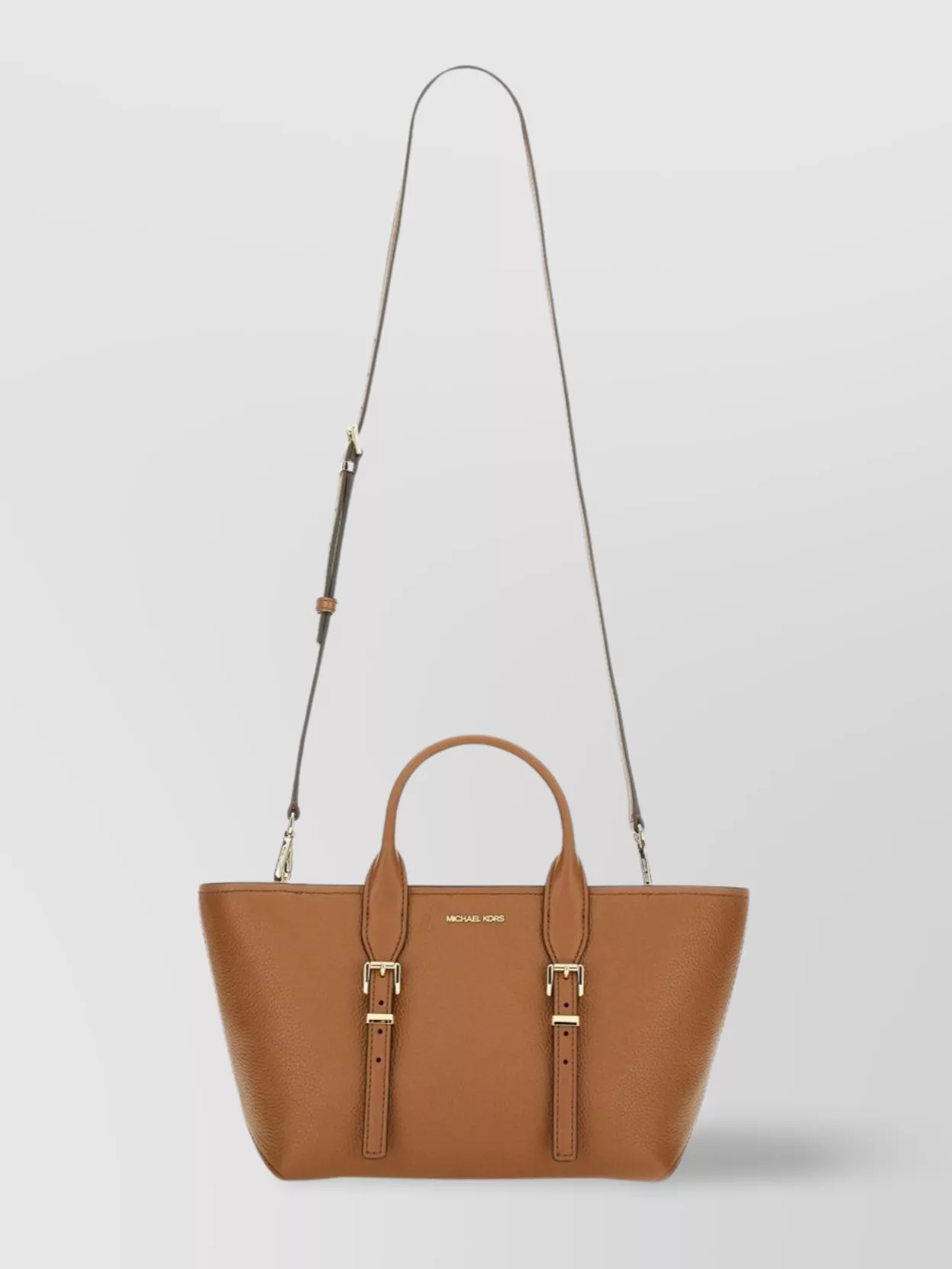 Michael Kors Moore Textured Tote Bag With Buckle Accents