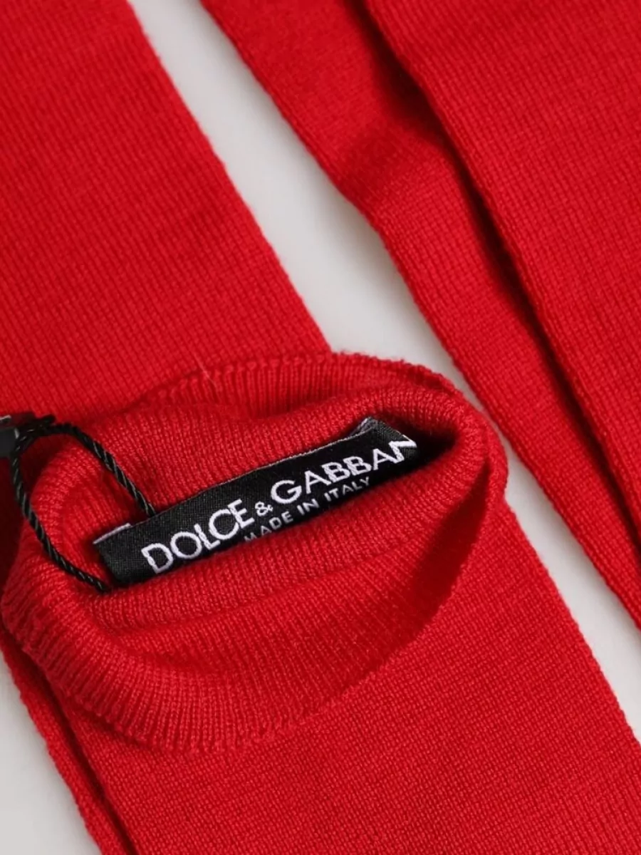 Dolce&Gabbana Wool Fingerless Elbow-Length Gloves