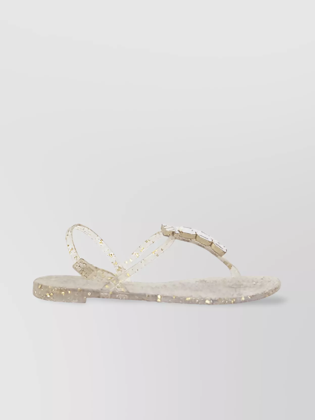 Casadei Swarovski Crystal Jelly Sandals