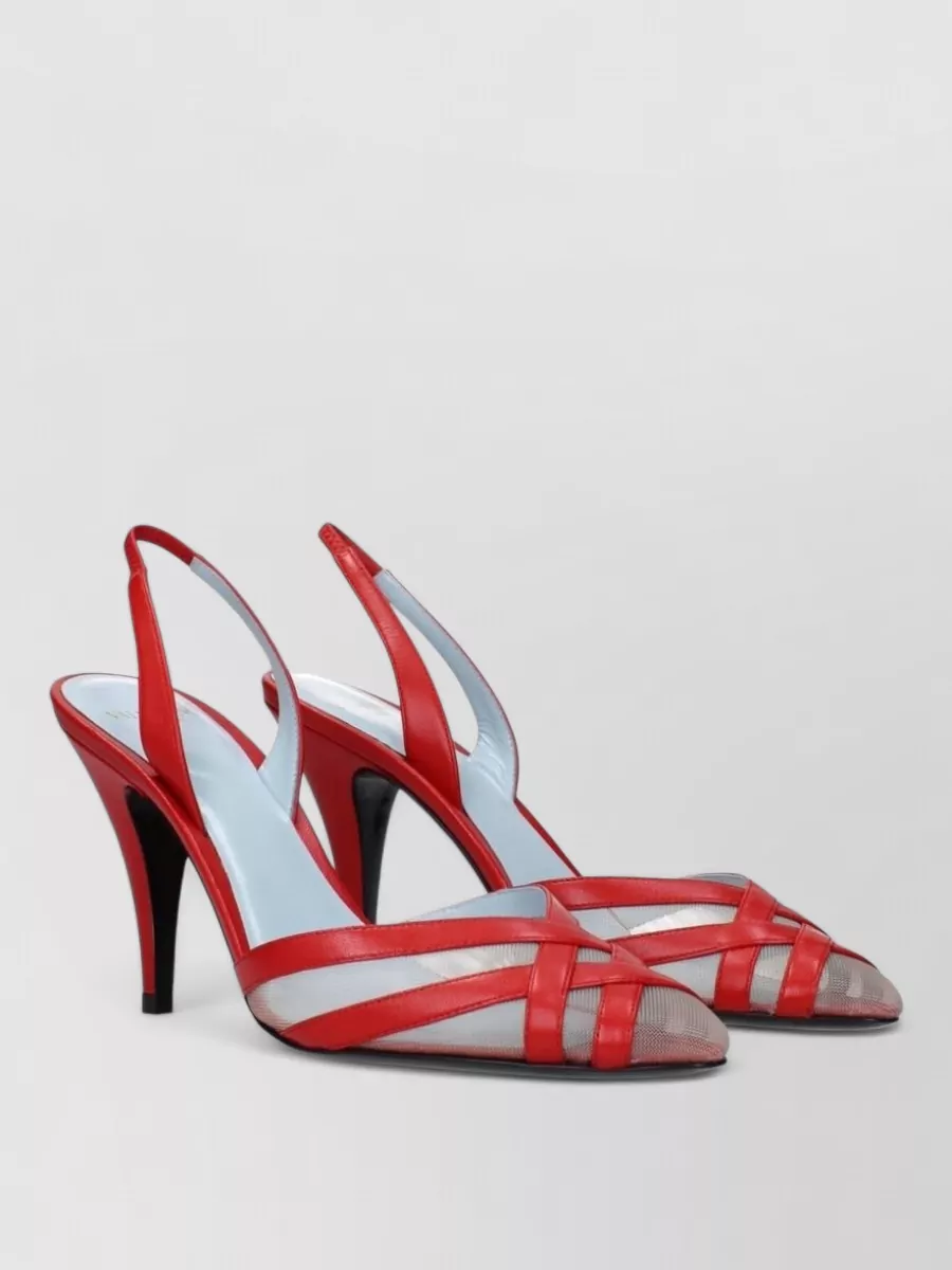 Valentino Garavani Leather Stiletto Heel Sandals