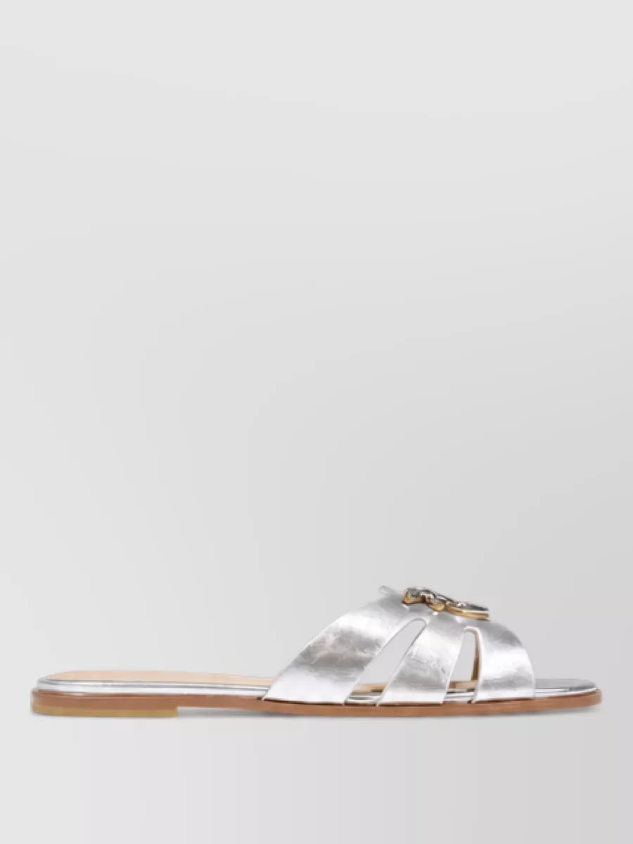 Pinko Leather Mules
