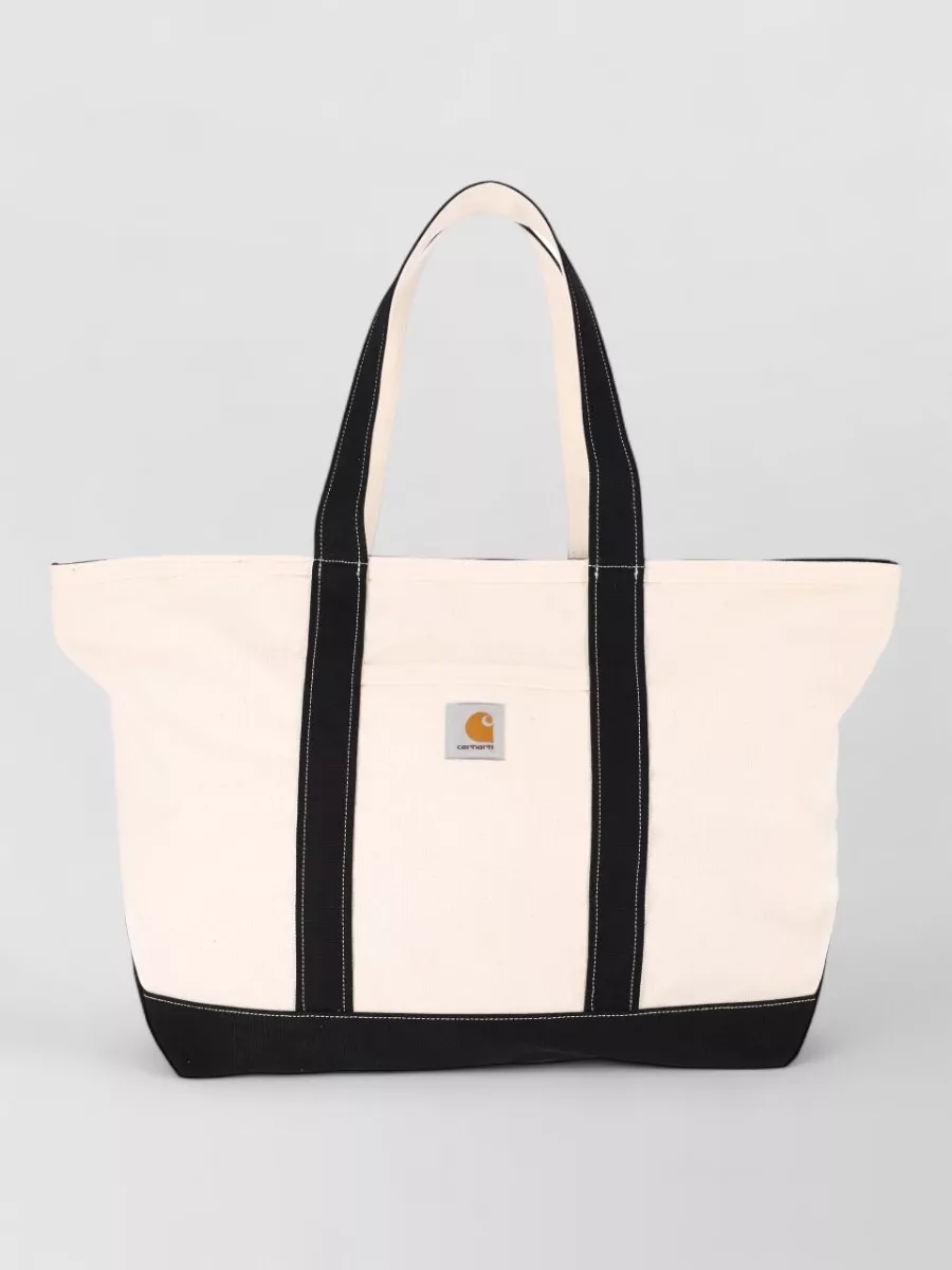 Carhartt Wip canvas beach tote bag