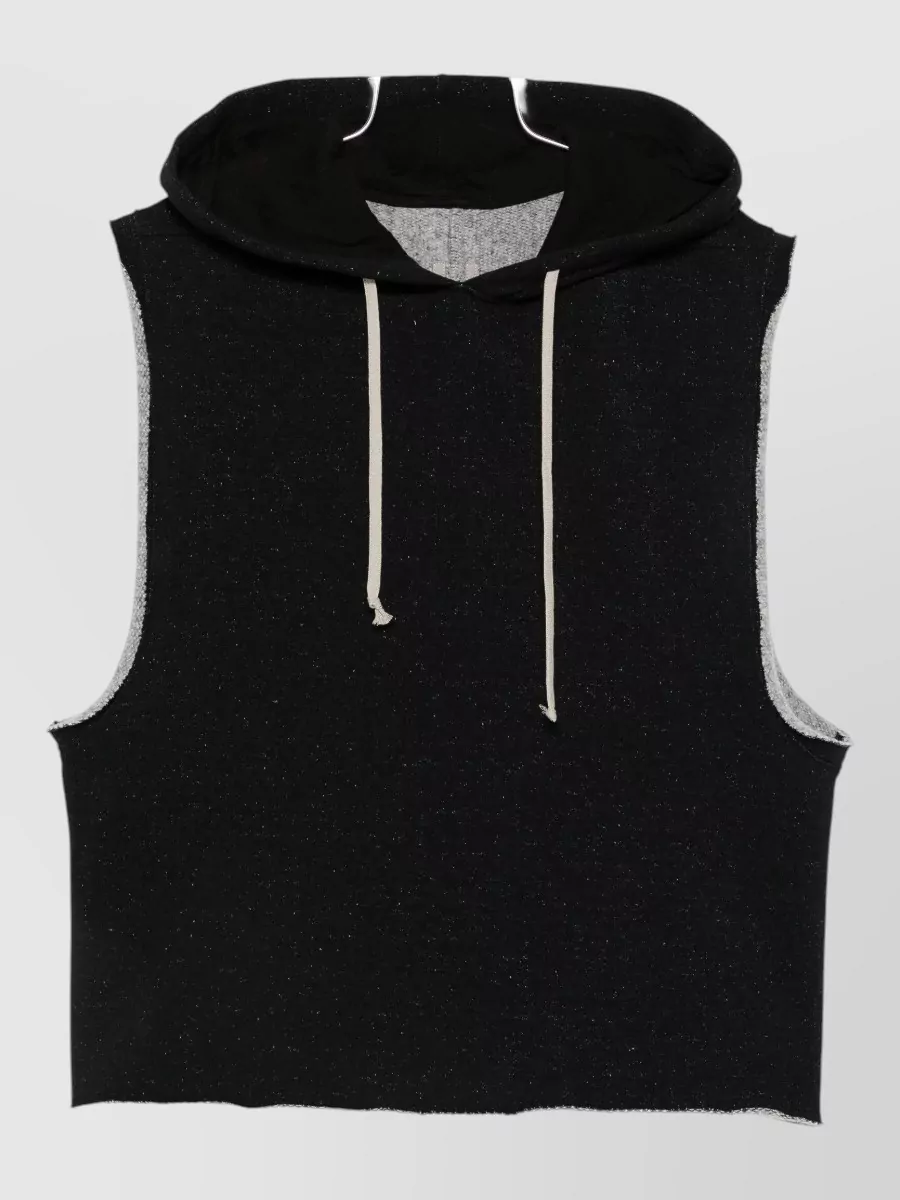 Rick Owens hooded sweatshirt vest