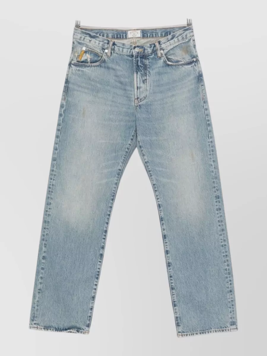 Emporio Armani Denim low-rise tapered jeans