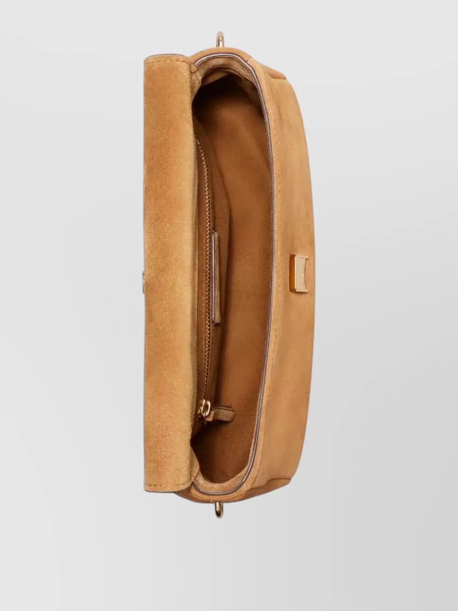 Tory Burch Small Suede Shoulder Bag